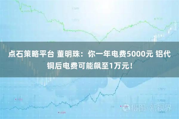点石策略平台 董明珠：你一年电费5000元 铝代铜后电费可能飙至1万元！